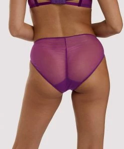 Dita Von Teese Lingerie Vedette Shocking Violet Brief Outlet
