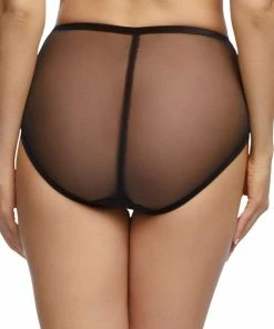 Dita Von Teese Lingerie Nocturnelle Black Long Line Brief