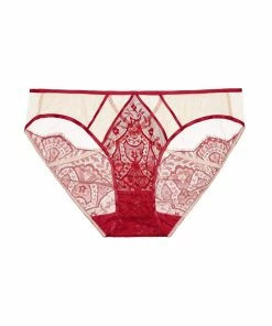 Dita Von Teese Lingerie Maestra Red Briefs Outlet