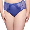 Dita Von Teese Lingerie Vedette Capri Blue High Waist Curve Brief Knickers