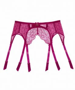 Dita Von Teese Lingerie Fiamma Magenta Suspender Outlet
