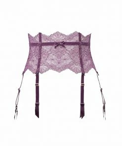 Dita Von Teese Lingerie Lurex Amythest Suspender Suspenders