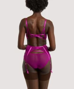 Dita Von Teese Lingerie Magenta Madame X Suspender