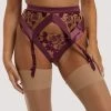 Dita Von Teese Lingerie Rosabelle Dark Cherry Suspender