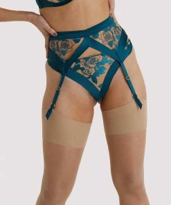 Dita Von Teese Lingerie Outlet Rosabelle Embroiderd Suspender