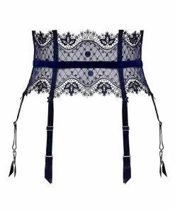 Dita Von Teese Lingerie Outlet Vedette Navy Suspender