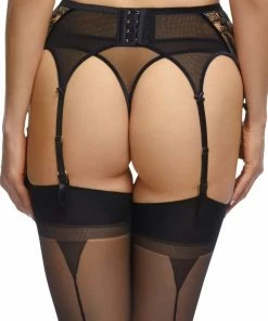Dita Von Teese Lingerie Nocturnelle Black Suspender Suspenders