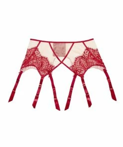 Dita Von Teese Lingerie Outlet Maestra Red Suspender