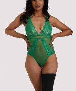 Felicity Hayward X PP Bodies Tinar Lace Green Body