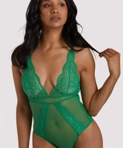 Felicity Hayward X PP Bodies Tinar Lace Green Body