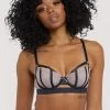 Felicity Hayward X PP Celestina Satin Binding Lace Bra Outlet