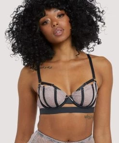 Felicity Hayward X PP Celestina Satin Binding Lace Bra Outlet