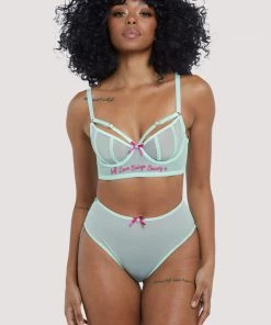 Felicity Hayward X PP Longline Self Love Mint Bra 8 Felicity Hayward X PP Longline Self Love Mint Bra