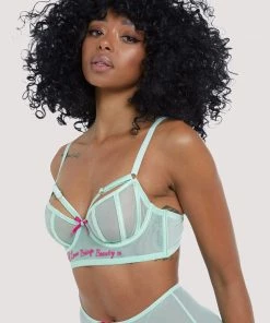 Felicity Hayward X PP Longline Self Love Mint Bra