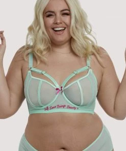Felicity Hayward X PP Outlet Longline Self Love Mint Curve Bra