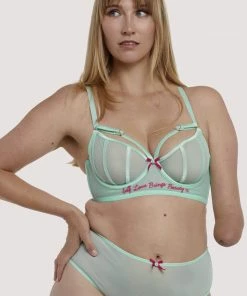 Felicity Hayward X PP Longline Self Love Mint Fuller Bust Bra