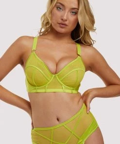 Felicity Hayward X PP Nahli Longline Lime Bra Outlet