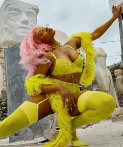 Felicity Hayward X PP Nahli Longline Lime Bra Outlet