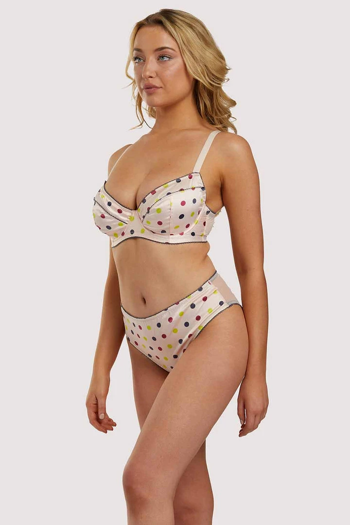 Felicity Hayward X PP Rowswell Polka Dot Peach Bra Outlet 9 Felicity Hayward X PP Rowswell Polka Dot Peach Bra Outlet