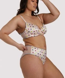 Felicity Hayward X PP Rowswell Polka Dot Peach Bra Outlet 31 Felicity Hayward X PP Rowswell Polka Dot Peach Bra Outlet