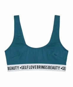 Felicity Hayward X PP Self Love Teal Crop Top