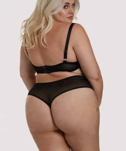 Felicity Hayward X PP Outlet Suede Lace Black Bra 26 Felicity Hayward X PP Outlet Suede Lace Black Bra