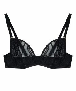 Felicity Hayward X PP Outlet Suede Lace Black Bra 27 Felicity Hayward X PP Outlet Suede Lace Black Bra