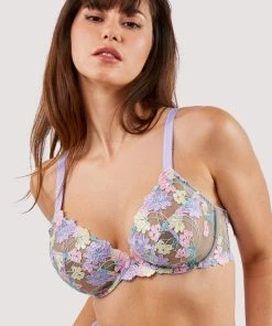 Felicity Hayward X PP Luna Pastel Embroidery Picot Elastic Bra