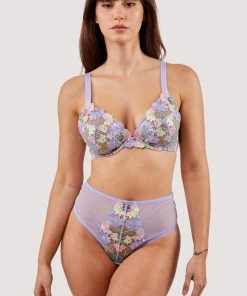 Felicity Hayward X PP Luna Pastel Embroidery Picot Elastic Bra