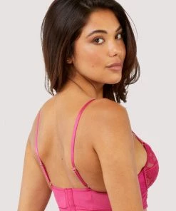 Felicity Hayward X PP Lyra Pink Longline Embroidery Bra Bras