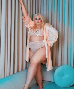 Felicity Hayward X PP Phoenix Blush Mesh And Satin Feather Bra Open Cup Bras 18 Felicity Hayward X PP Phoenix Blush Mesh And Satin Feather Bra Open Cup Bras