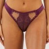 Felicity Hayward X PP Astrid Merlot Lace And Trim Brief Luxe Bras