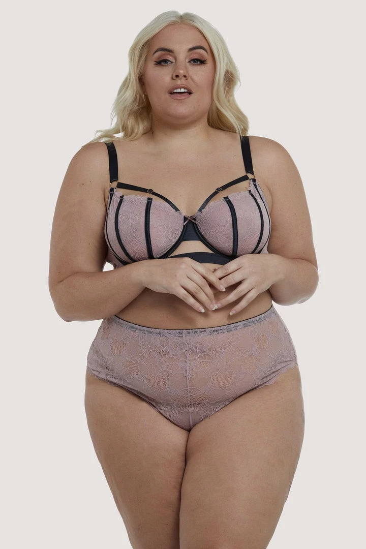 Felicity Hayward X PP Celestina Pink High Waist Curve Brief Outlet 3 Felicity Hayward X PP Celestina Pink High Waist Curve Brief Outlet