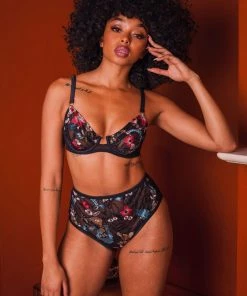 Felicity Hayward X PP Elly Sequin Black HW Brief Core Outlet