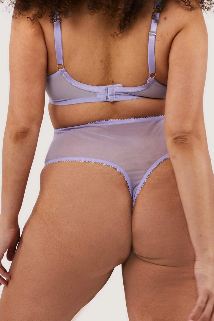 Felicity Hayward X PP Luna Pastel Embroidered High Waisted Thong Luxe Bras 9 Felicity Hayward X PP Luna Pastel Embroidered High Waisted Thong Luxe Bras