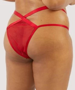 Felicity Hayward X PP Mercury Red Cross Over Mesh Brazilian 18 Felicity Hayward X PP Mercury Red Cross Over Mesh Brazilian