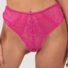 Felicity Hayward X PP Luxe Bras Ophelia Pink Cut Out Lace High Waist Brief