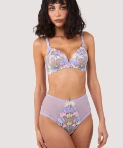 Felicity Hayward X PP Luna Pastel Embroidered High Waisted Brief Luxe Bras 11 Felicity Hayward X PP Luna Pastel Embroidered High Waisted Brief Luxe Bras