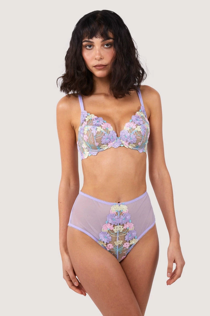 Felicity Hayward X PP Luna Pastel Embroidered High Waisted Brief Luxe Bras 6 Felicity Hayward X PP Luna Pastel Embroidered High Waisted Brief Luxe Bras