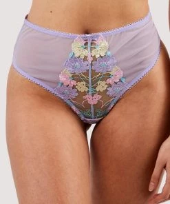 Felicity Hayward X PP Luna Pastel Embroidered High Waisted Thong Luxe Bras 14 Felicity Hayward X PP Luna Pastel Embroidered High Waisted Thong Luxe Bras