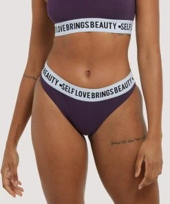 Felicity Hayward X PP Everyday Lingerie Felicity Hayward Self Love Purple Brief