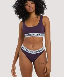 Felicity Hayward X PP Everyday Lingerie Felicity Hayward Self Love Purple Brief