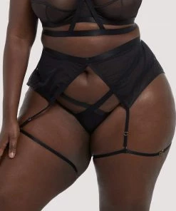 Felicity Hayward X PP Suspenders Danielle Black Harness Suspender