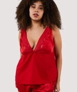 Felicity Hayward X PP Nightwear Cupid Pink And Red Love Hearts Cami Top & Shorts 14 Felicity Hayward X PP Nightwear Cupid Pink And Red Love Hearts Cami Top & Shorts