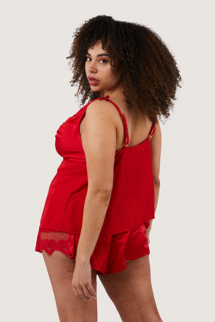 Felicity Hayward X PP Nightwear Cupid Pink And Red Love Hearts Cami Top & Shorts 9 Felicity Hayward X PP Nightwear Cupid Pink And Red Love Hearts Cami Top & Shorts