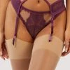 Felicity Hayward X PP Astrid Merlot Lace And Trim Cut Out Suspender 1 Felicity Hayward X PP Astrid Merlot Lace And Trim Cut Out Suspender