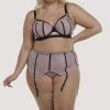 Felicity Hayward X PP Celestina Pink Curve Suspender 1 Felicity Hayward X PP Celestina Pink Curve Suspender