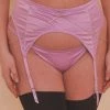 Felicity Hayward X PP Knox Chain Satin Suspender Lilac Curve Outlet 2 Felicity Hayward X PP Knox Chain Satin Suspender Lilac Curve Outlet