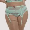 Felicity Hayward X PP Self Love Mint Curve Suspender Belt Outlet