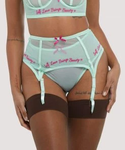 Felicity Hayward X PP Self Love Mint Suspender Belt
